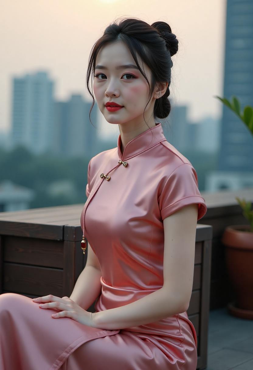 手工制作的小型纸板街景